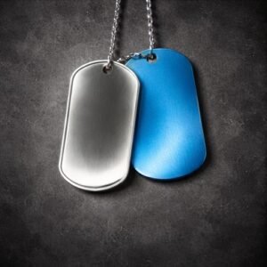 Stainless Steel and Blue Aluminum